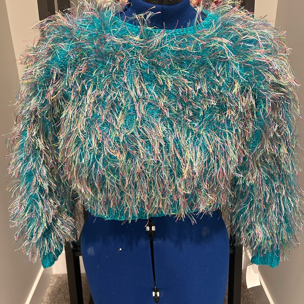 Women’s small fuzzy sweater